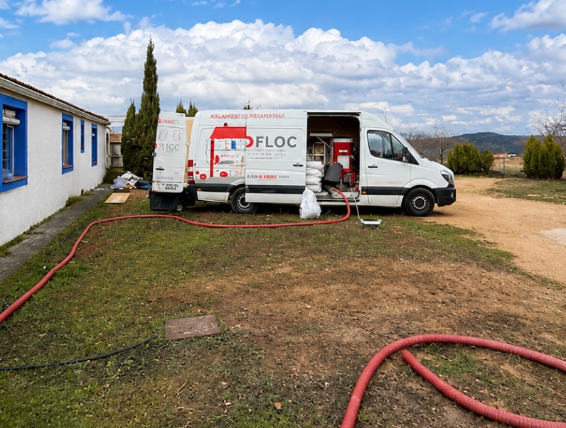 Furgoneta de Ecofloc
